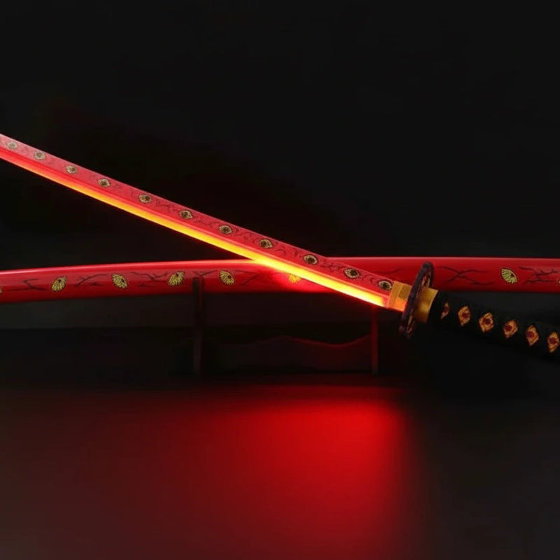 Demon Slayer Katana Replica - Kokushibo LED Samurai Sword Collectible for Fans - Project M Shop