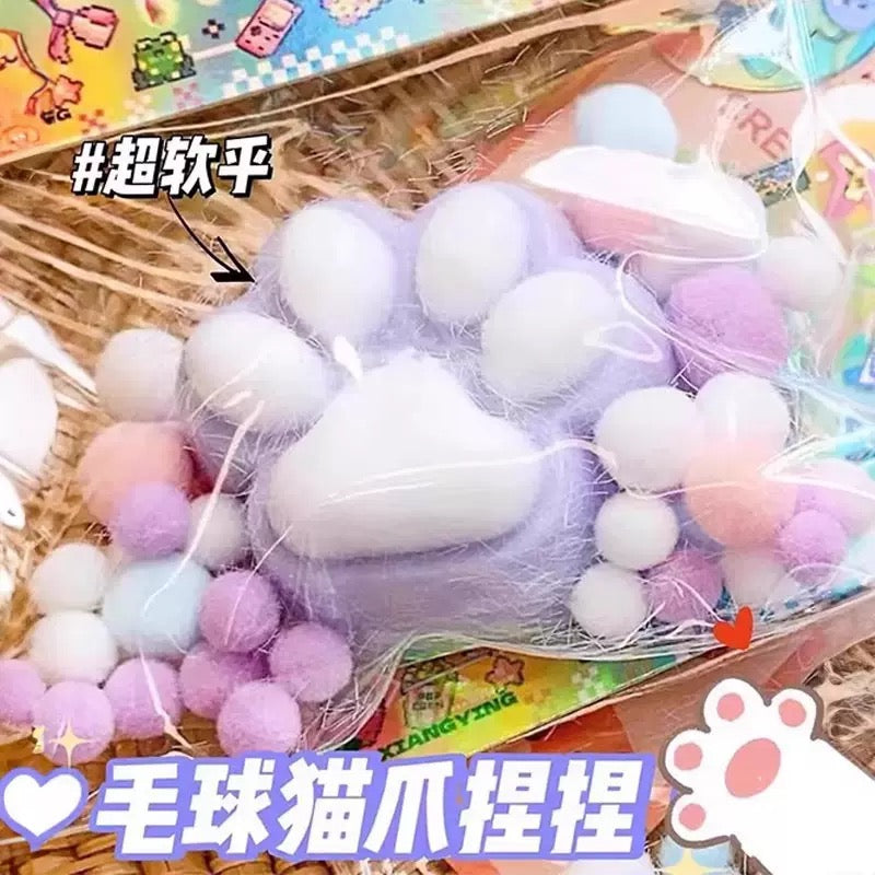 Realistic Plush Cat Paw Squishy - Set of 3 | Ultra Soft Stress Relief - photo 6