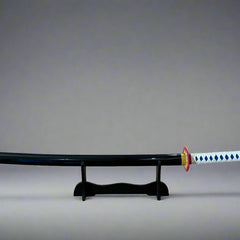 Giyuu Blue Wooden Sword - Anime Wooden Katana from Demon Slayer for Collectors - Project M Shop