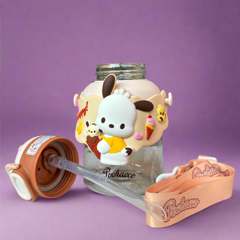Pochacco Water Bottle for Kids - 700 Ml Sanrio Design - Project M Shop