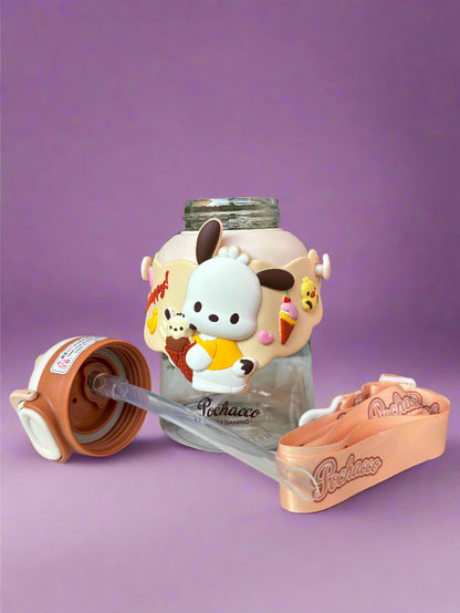 Pochacco Water Bottle for Kids - 700 Ml Sanrio Design - Project M Shop