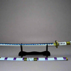 One Piece Wooden LED Katana | Nidai Kitetsu Monkey D Luffy Wooden Sword for Cosplay