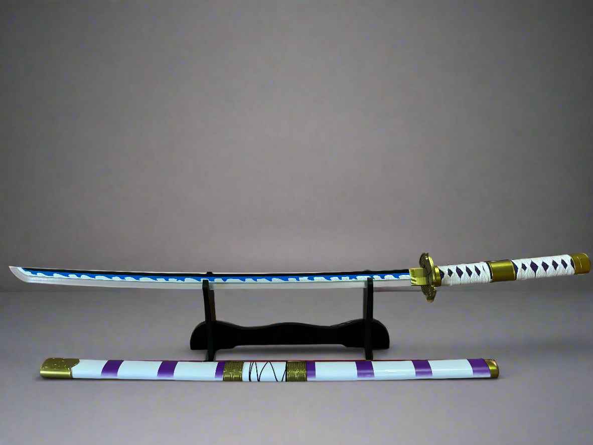 One Piece Wooden LED Katana | Nidai Kitetsu Monkey D Luffy Wooden Sword for Cosplay