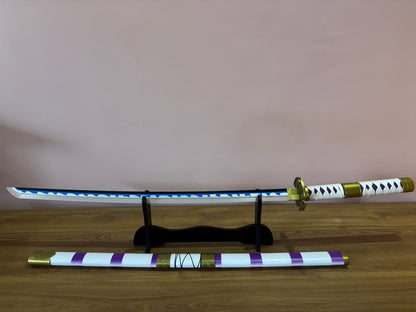 One Piece Wooden LED Katana | Nidai Kitetsu Monkey D Luffy Wooden Sword for Cosplay - Project M Shop