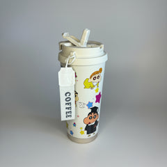 Shin-Chan Comic Book Design Insulated Tumbler - 600ML - Project M Shop