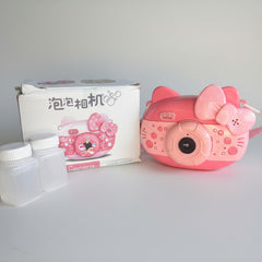 Hello Kitty Automatic Bubble Camera Toy With light And Music - Project M Shop