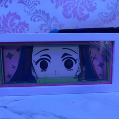 Anime Naruto Girl Paper Crafted LED Lamp - Unique Lighting for Fans - Project M Shop