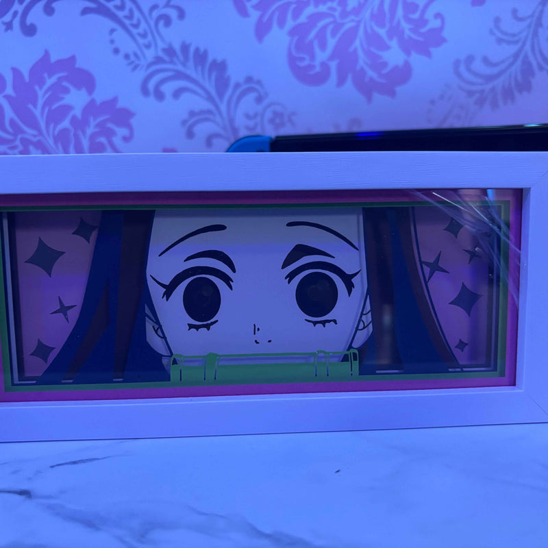 Anime Naruto Girl Paper Crafted LED Lamp - Unique Lighting for Fans - Project M Shop