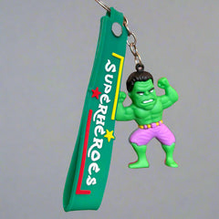 Hulk Keychain with Strap - PVC Rubber Design - Project M Shop