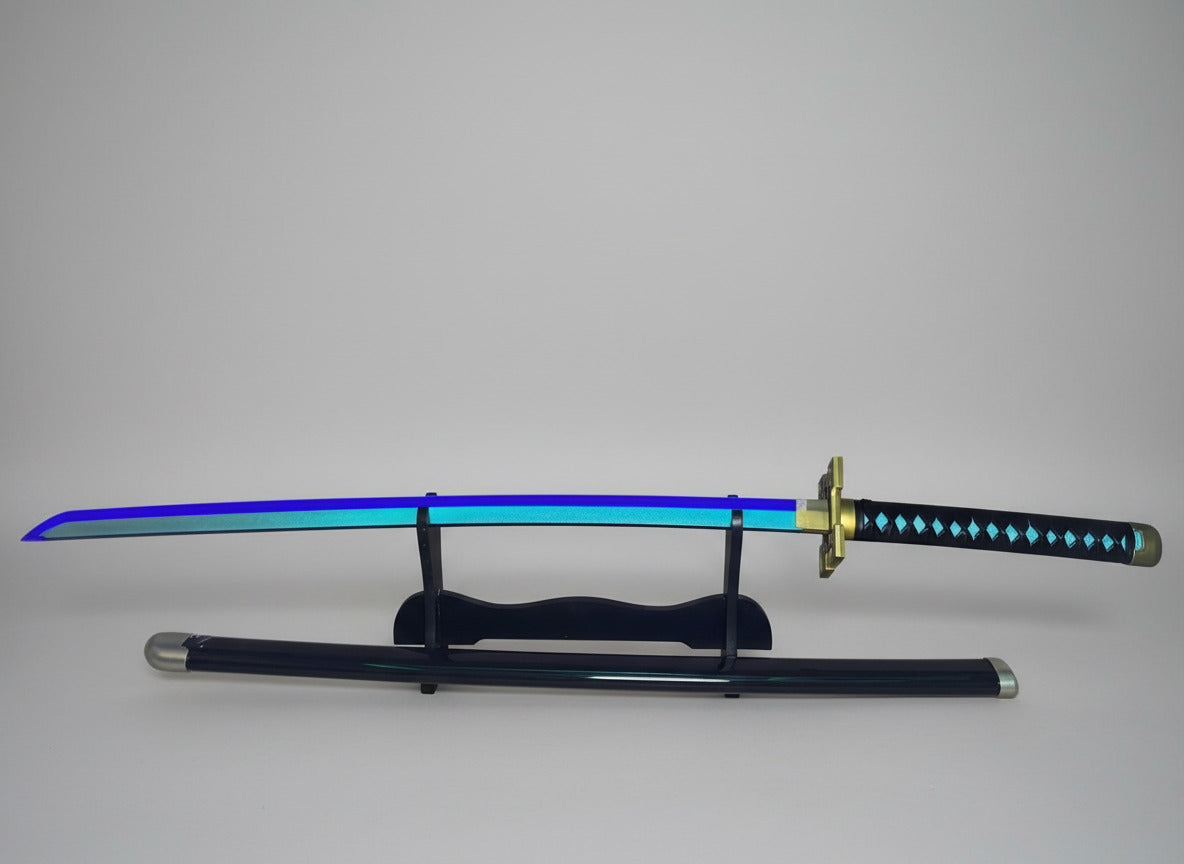 Muichiro Blue LED Katana 104 CM Full Length - Demon Slayer Collectible