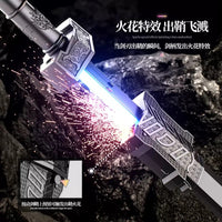 Color Changing LED Sparkling Knight Sword With Mist Spray - For 3+ year Age