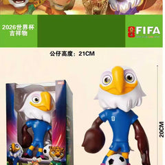 Fifa World Cup 2026 Mascot Premium PVC Figures - 20 CM Size - Project M Shop