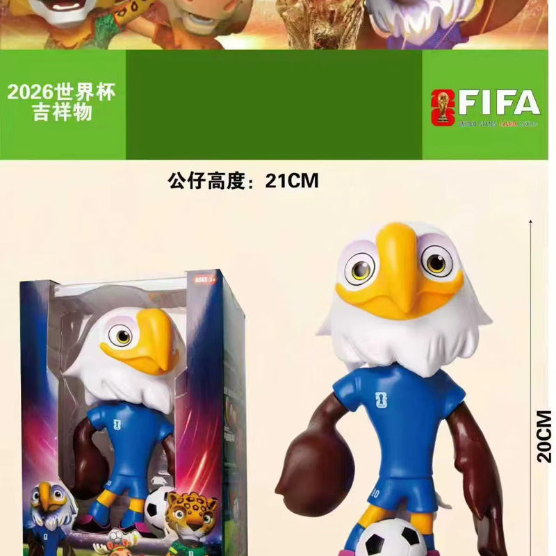 Fifa World Cup 2026 Mascot Premium PVC Figures - 20 CM Size - Project M Shop