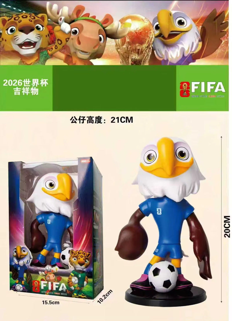 Fifa World Cup 2026 Mascot Premium PVC Figures - 20 CM Size - Project M Shop