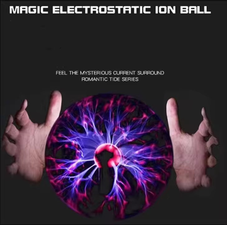 Plasma Ball Lamp 3 Inch – Touch-Reactive LED Desk Decor