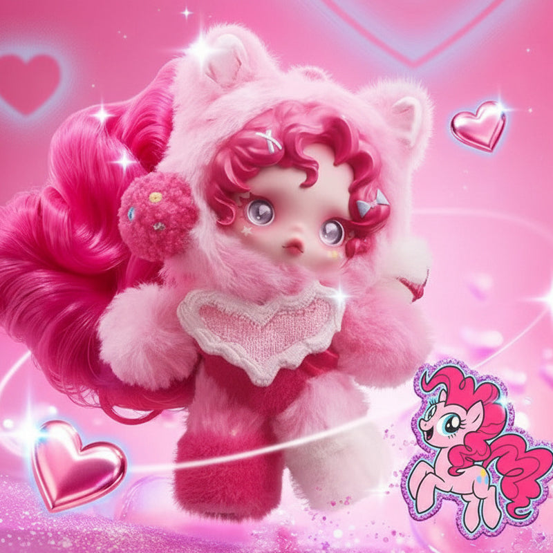 Skull Panda My Little Pony Series Plush Vinyl Doll Pendent Blind Box - 1 Random Design - Project M Shop