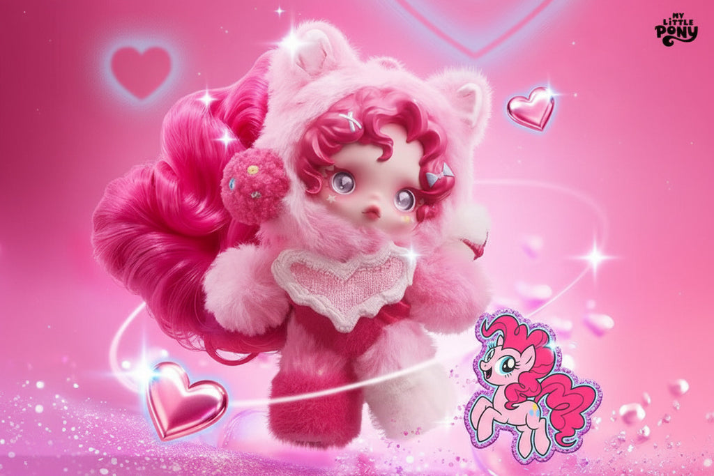 Skull Panda My Little Pony Series Plush Vinyl Doll Pendent Blind Box - 1 Random Design - Project M Shop