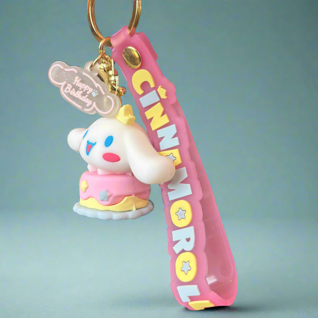 Cinnamoroll 3D PVC Keychain – Detailed Sanrio Charm