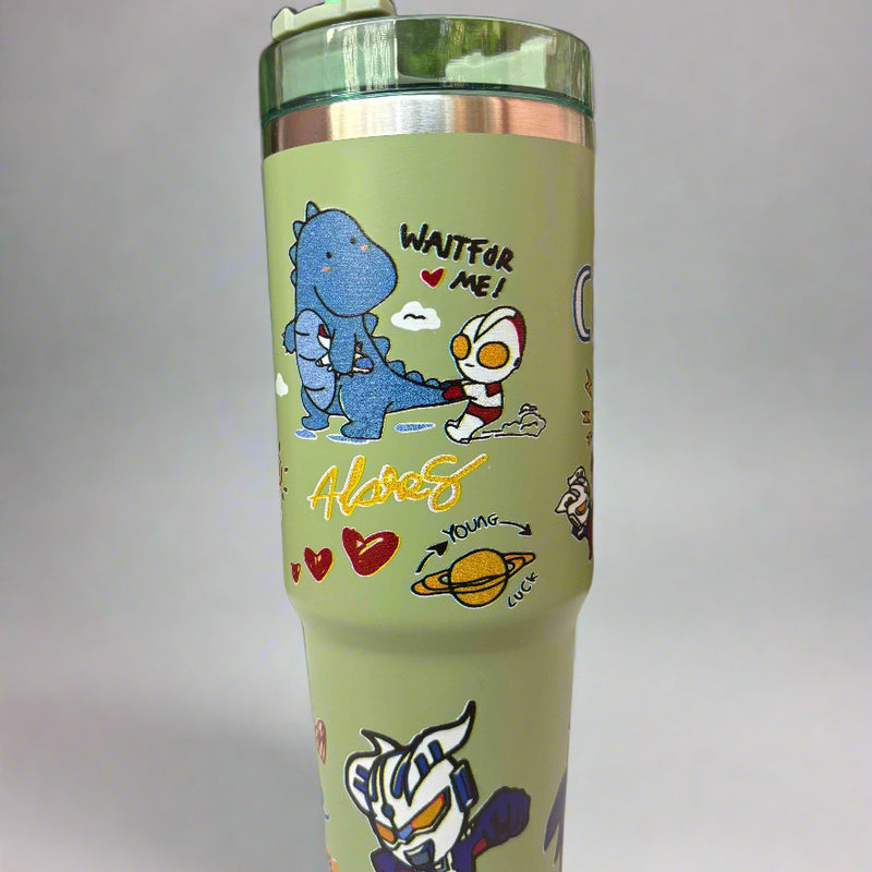 Animal Printed Tumbler - 900 ML Stainless Steel Design - Project M Shop