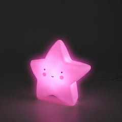 Star Shaped Creative Silicon Plastic Night Light For Kids - Project M Shop