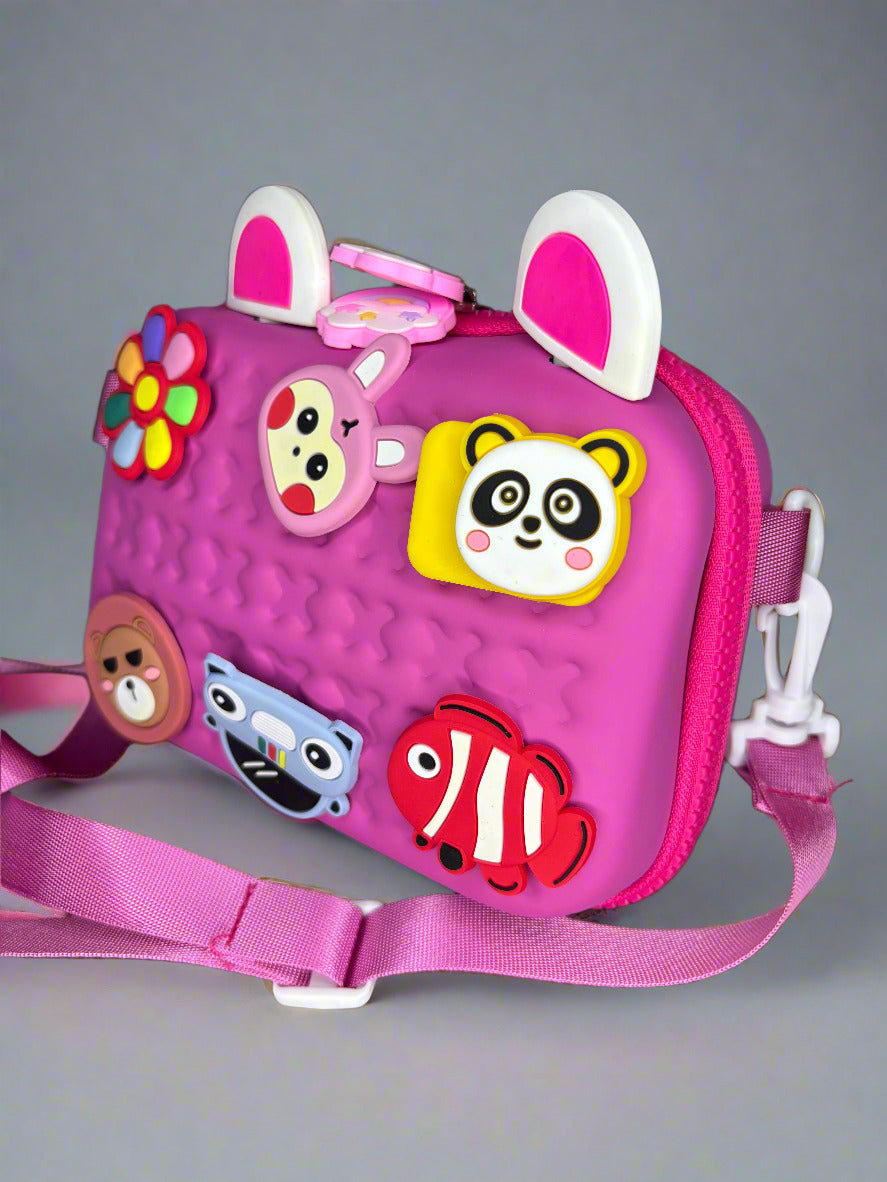 Cartoon Charm Sling Bag for Teens – Trendy Everyday Bag