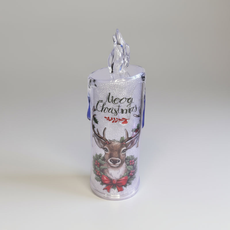 Set Of 4 - Christmas Candle Light For Indoor Christmas Decoration - Project M Shop