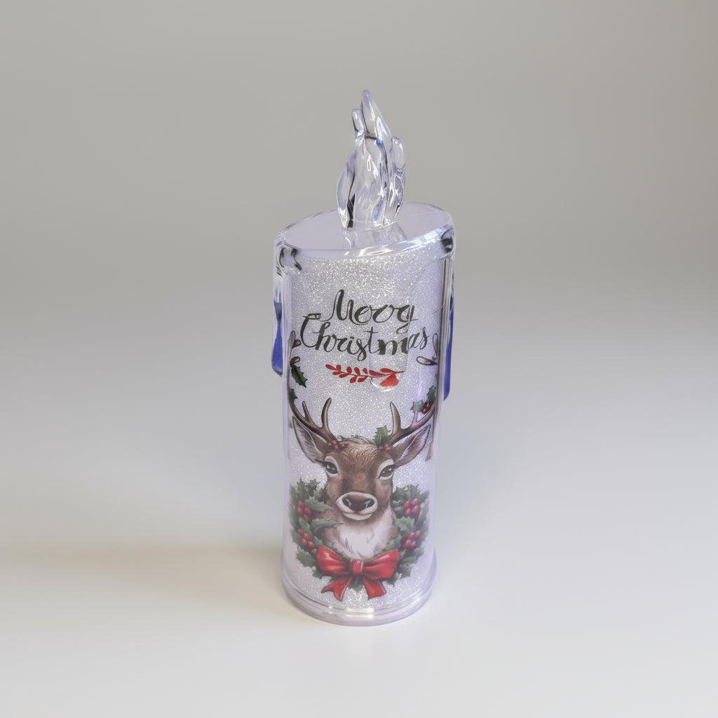 Set Of 4 - Christmas Candle Light For Indoor Christmas Decoration - Project M Shop