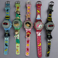 Cartoon Spinning Glow Watch for Kids – Fun Fidget Timepiece