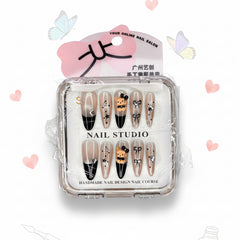 Kitty In Stars Charms Beautiful Press-On Nails - Size S - Project M Shop