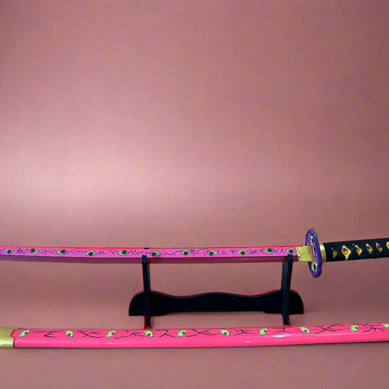 Demon Slayer Katana Replica - Kokushibo LED Samurai Sword Collectible for Fans - Project M Shop