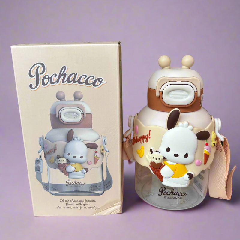 Pochacco Water Bottle for Kids - 700 Ml Sanrio Design - Project M Shop