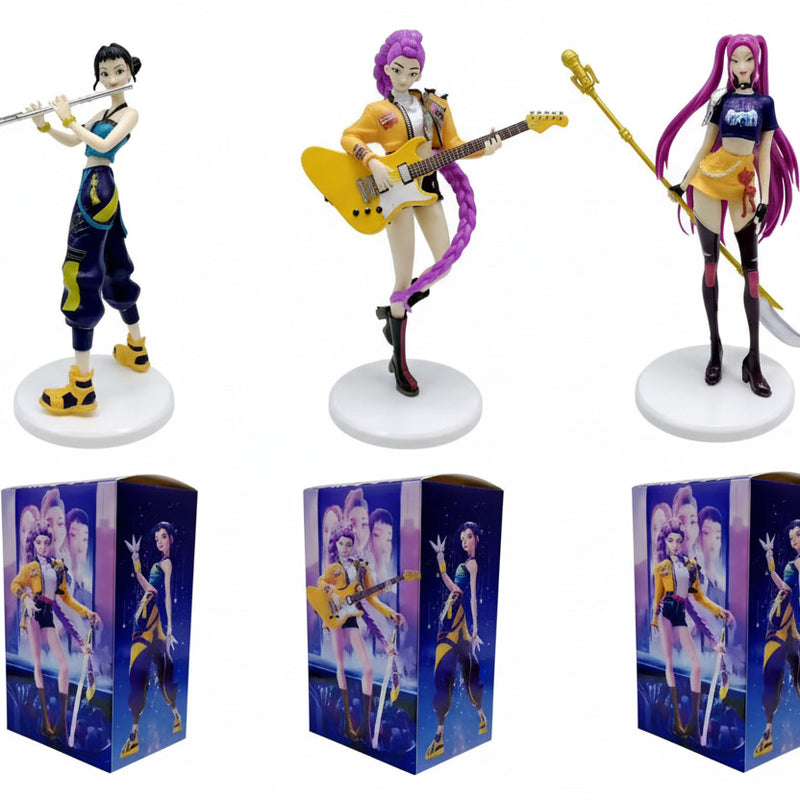 K-Pop Demon Hunter Huntrx Beautiful Hand-made PVC Collectable Models For Desktop & Decoration - Project M Shop