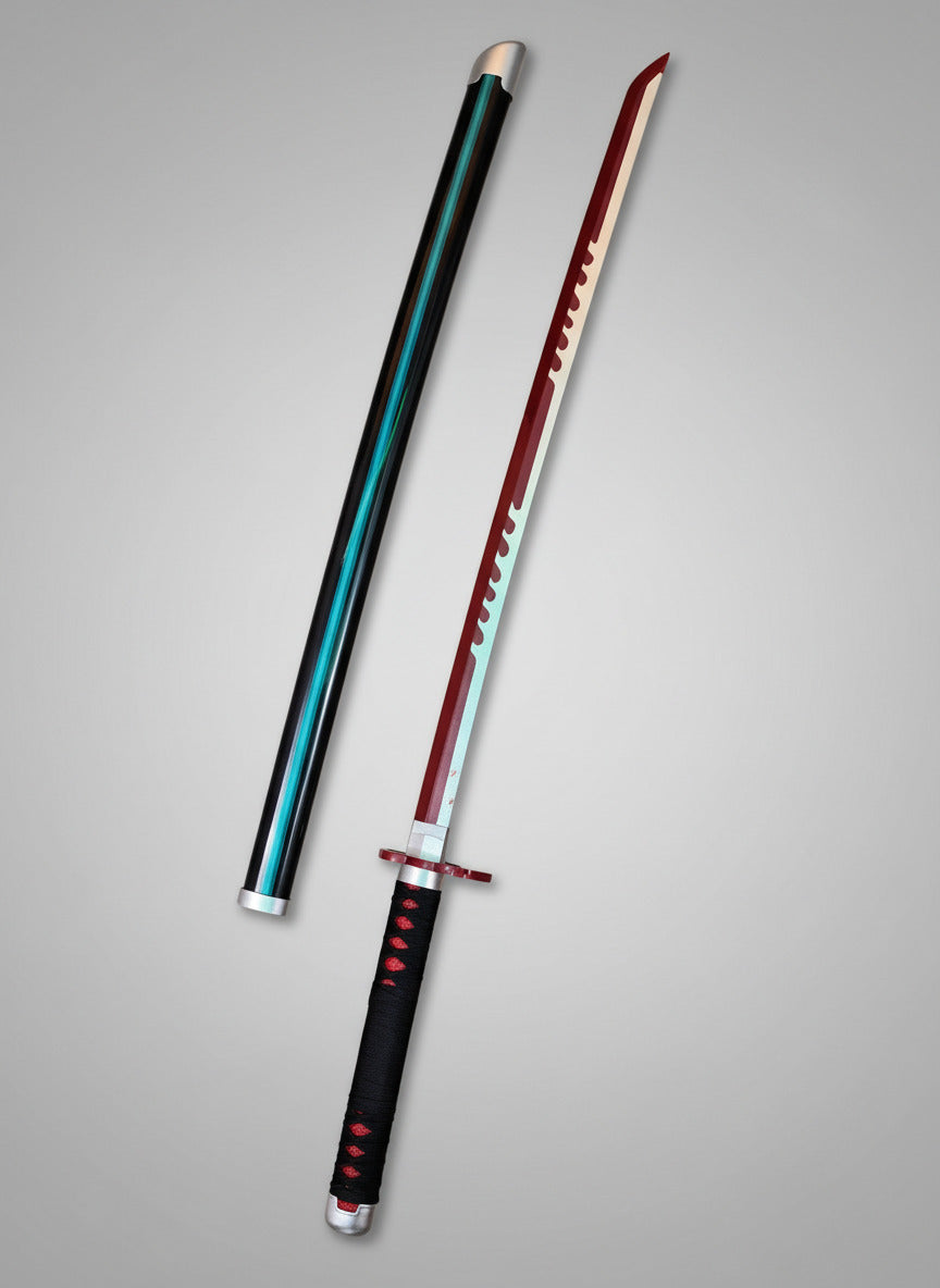 Rengoku Katana - 104 CM Full Length Flaming Nichirin Red LED Katana from Demon Slayer