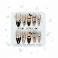 Kitty In Stars Charms Beautiful Press-On Nails - Size S - Project M Shop