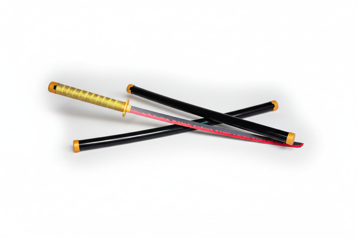 Demon Slayer Yoriichi 105 CM Long Wooden Katana - Demon Slayer Wooden Collectable Katana - Project M Shop