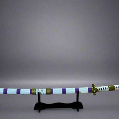 One Piece Wooden LED Katana | Nidai Kitetsu Monkey D Luffy Wooden Sword for Cosplay