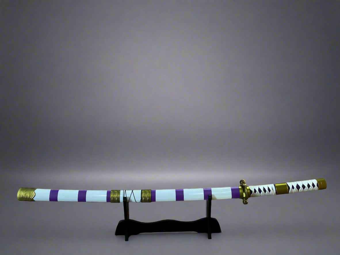 One Piece Wooden LED Katana | Nidai Kitetsu Monkey D Luffy Wooden Sword for Cosplay