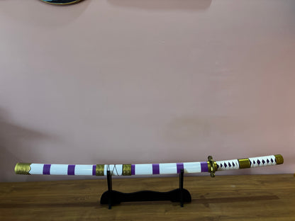 One Piece Wooden LED Katana | Nidai Kitetsu Monkey D Luffy Wooden Sword for Cosplay - Project M Shop