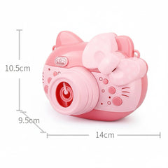 Hello Kitty Automatic Bubble Camera Toy With light And Music - Project M Shop