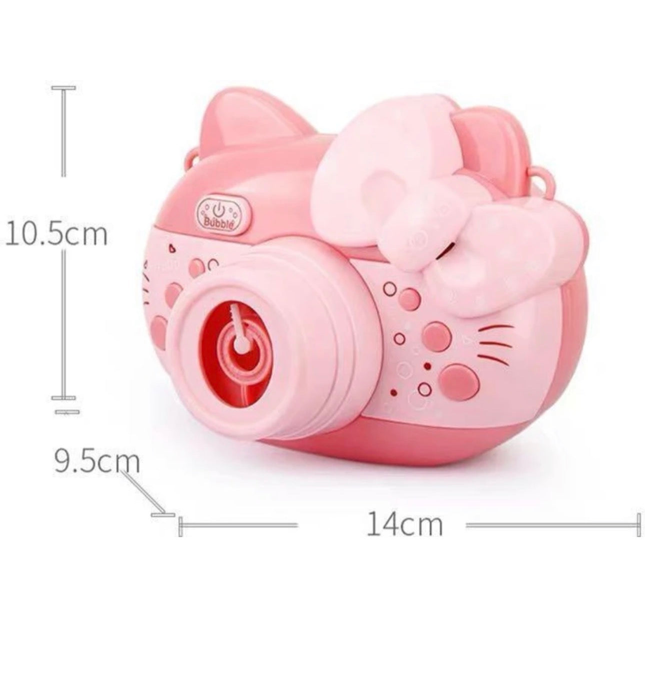 Hello Kitty Automatic Bubble Camera Toy With light And Music - Project M Shop