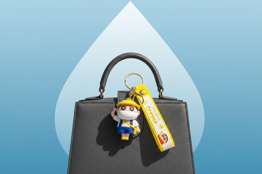 Shin-chan Keychain with Yellow Cap - Premium PVC Collectible - Project M Shop