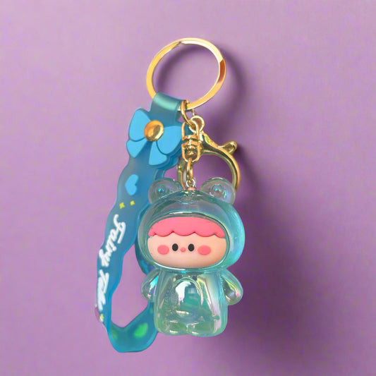Blue Fairy Tales Keychain - High Quality Acrylic with Strap - Project M Shop