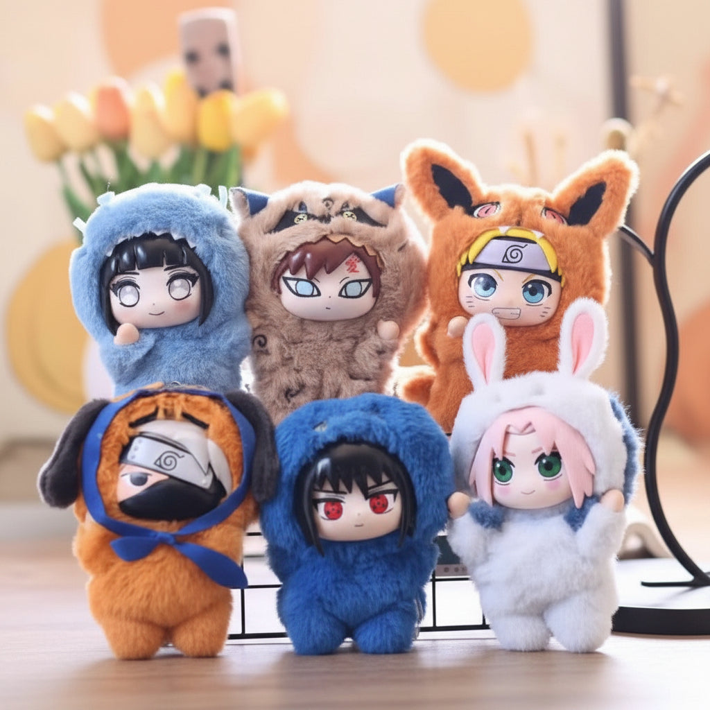 Eaki Naruto Plush vinyl Blind Box - 1 Random Piece