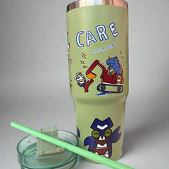 Animal Printed Tumbler - 900 ML Stainless Steel Design - Project M Shop
