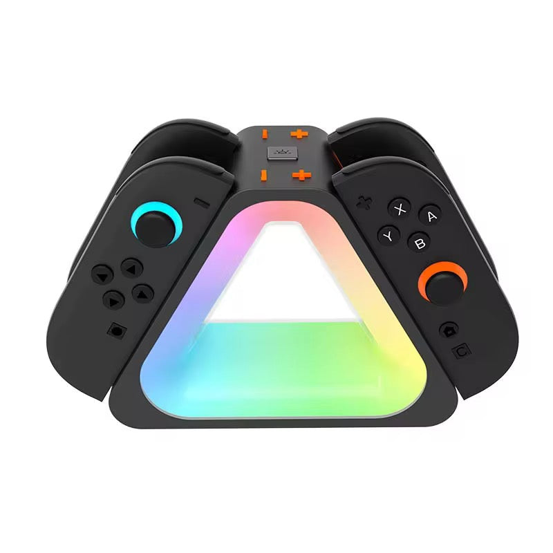 Nintendo Switch 2 Joycon 4 in 1 Charging Docking Station With RGB Light - Project M Shop
