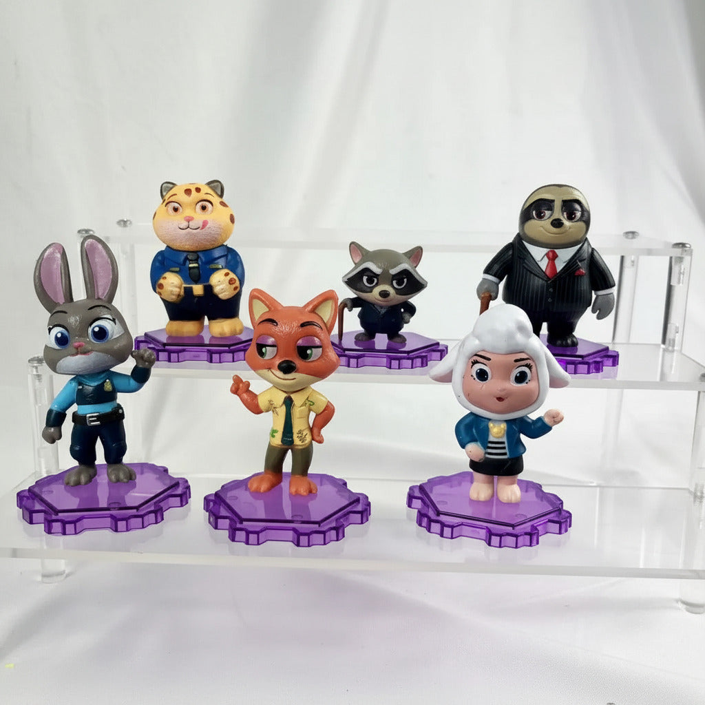 Zootopia series cartoon PVC figure - Desk Decor India - 1 random blind box