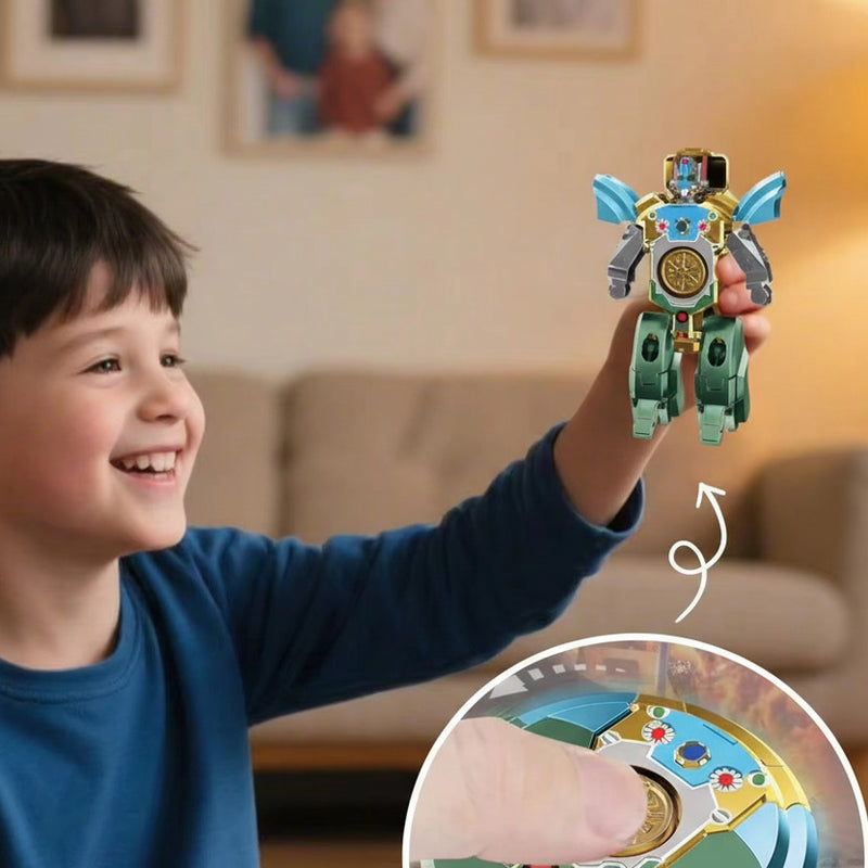 Transformable Fidget Spinner Gyro Toys - Stress Relief & Sensory Robot Toy for All - Project M Shop