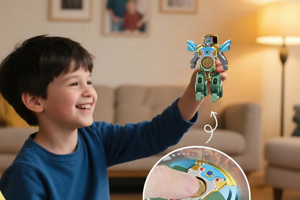 Transformable Fidget Spinner Gyro Toys - Stress Relief & Sensory Robot Toy for All - Project M Shop