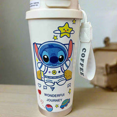 Astronaut Stitch Tumbler - Blast Off with Every Sip, Insulated Stainless Steel 600 Ml - Project M Shop