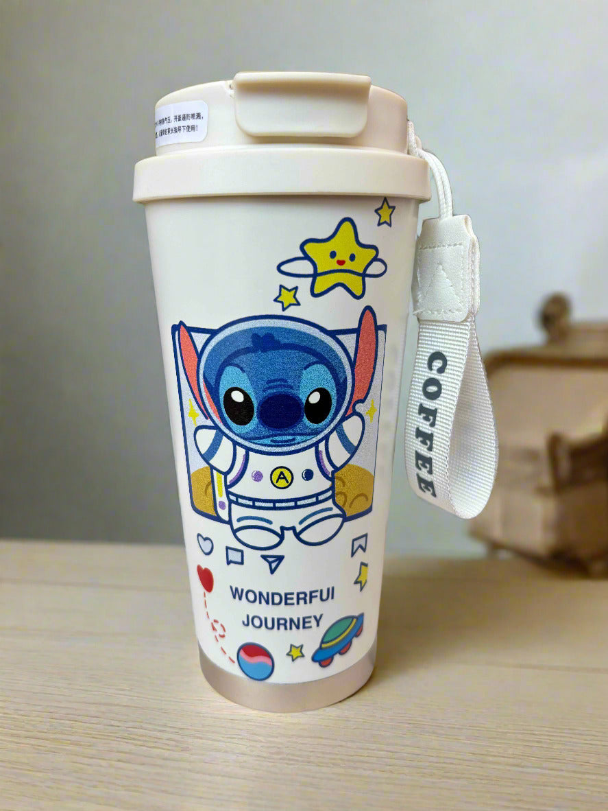 Astronaut Stitch Tumbler - Blast Off with Every Sip, Insulated Stainless Steel 600 Ml - Project M Shop